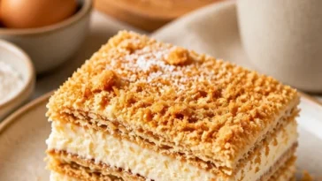 Schneller Eiskuchen Rezept mit frischen Früchten und Schokolade