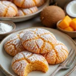 Thailändische Eis-Tee-Kekse mit einer köstlichen Mochi-Füllung