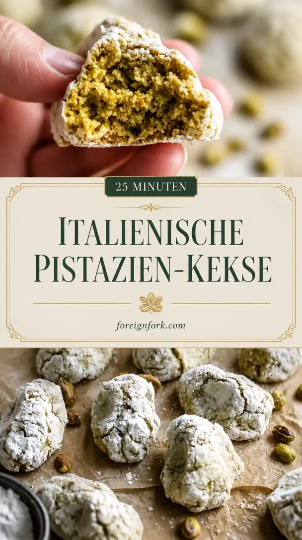 Traditionelles Rezept für köstliche Pistazienkekse