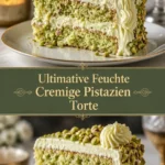 Feuchter cremiger Pistazienkuchen nach ultimativen Rezept