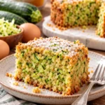 Gesunder Zucchini Kuchen ohne Backen, schnell und lecker zubereitet.