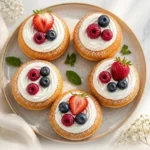 Leckere Berry Cream Donuts für einen perfekten Brunch