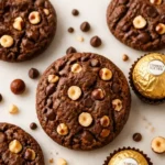 Schokoladen- und Haselnusskekse von Big Bears Frau, Ferrero Rocher Kekse