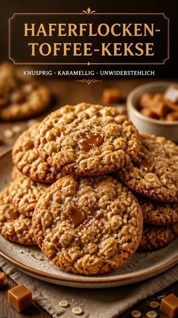 Leckere Keks Toffee-Pudding, eine süße Kombination aus Keksen und Toffee.
