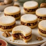 Irresistible Christmas cookies with figs and walnuts for festive celebrations