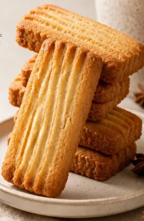 Italienische Honigkekse auf einem Teller, frisch gebacken und verführerisch.