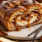 Dänische Gebäckstücke mit Karamell-Apfelbutter