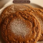Karamell-Latte-Kekse frisch gebacken mit Karamell und Kaffeearoma