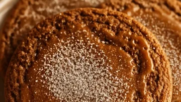 Karamell-Latte-Kekse frisch gebacken mit Karamell und Kaffeearoma