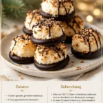Köstliche Kokosmakronen in Schokolade getaucht - Rezeptideen