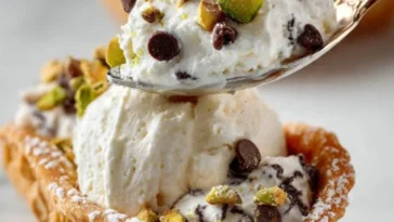 Mini-Cannoli-Tassen - leckere italienische Desserts in kleinen Portionen