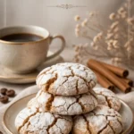 Leckere Zimt-Kaffee-Krümel in einer Schale serviert